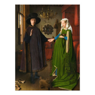 Foto Retrato de Giovanni Arnolfini e sua Esposa