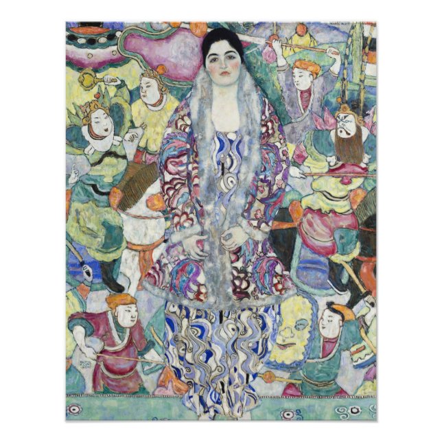 Foto Retrato de Gustav Klimt de Friederike Maria (Frente)