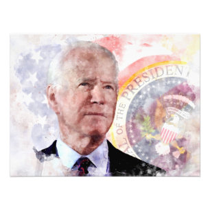 Foto Retrato de Joe Biden, Presidente dos Estados Unido