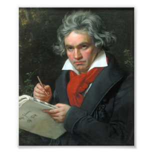 Foto Retrato de Ludwig van Beethoven