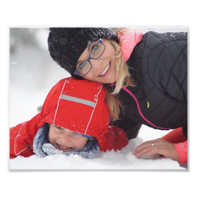 Foto Retrato de Natal Personalize o quadro do Modelo (Frente)