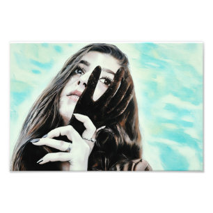 Foto Retrato de uma mulher com luva artística