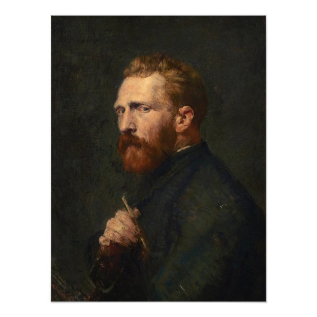 Foto Retrato de Vincent van Gogh por John Peter Russell (Frente)
