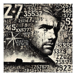 Foto Retrato do Homem de Exposição Dupla com Letras Num