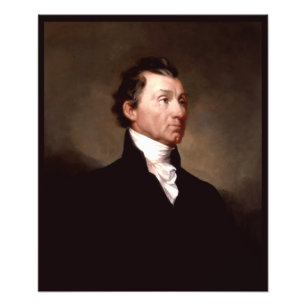 Foto Retrato do Presidente Americano James Monroe