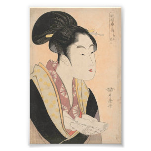 Foto Retrato II da mulher de Ukiyo-e do japonês do