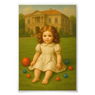 Foto “Retrato Infantil Clássico no Jardim – Clássico do
