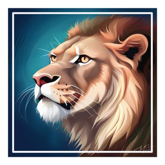Foto Retrato Posicionado Lion-Side-56557 (Frente)