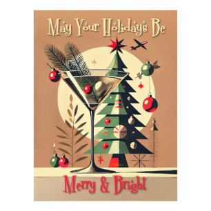 Foto Retro 50s Jet Set Martini de Natal Árvore de Natal
