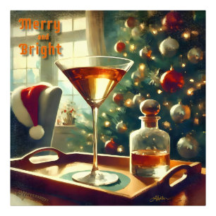 Foto Retro 50s Manhattan Martini Para Papai Noel
