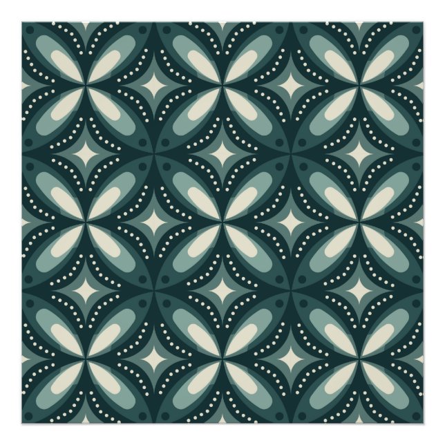 Foto retro green shapes (Frente)