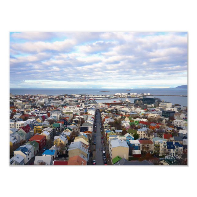 Foto Reykjavik Cityscape // Reykjavik, Islândia (Frente)