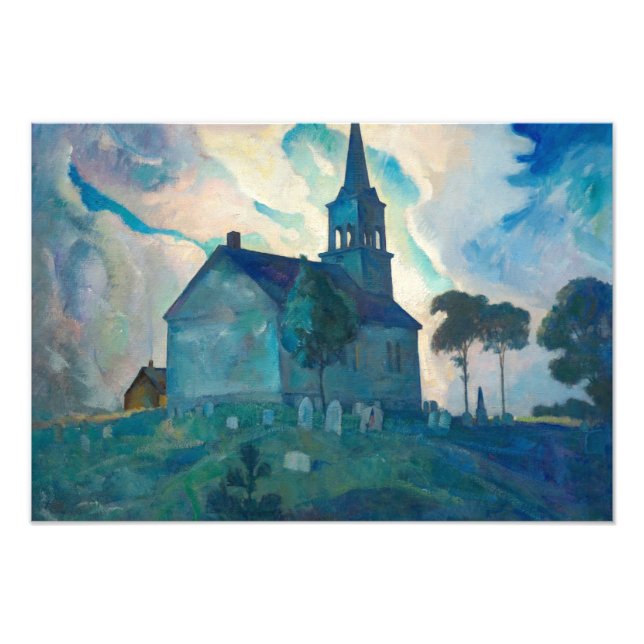 Foto Ridge Church, 1936 por Newell Convers Wyeth (Frente)