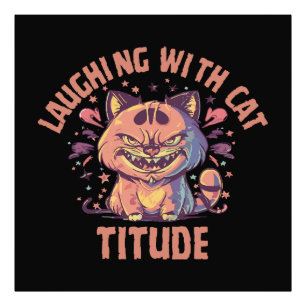 Foto Rindo com Atitude de Gato