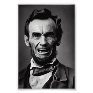Foto Rindo de Abe, Abraham Lincoln, Presidente dos EUA,