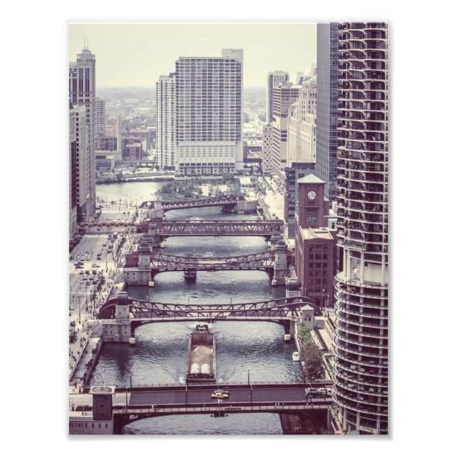 Foto Rio Chicago Wacker Drive, Chicago, Illinois (Frente)