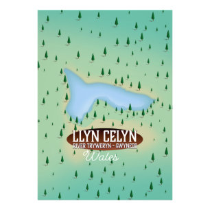 Foto Rio Llyn Celyn Tryweryn, Gwynedd, País de Gales