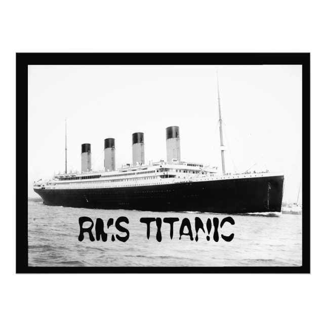 Foto RMS Titanic Passenger Liner  (Frente)