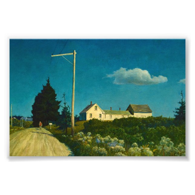 Foto Road to the Jones House by Newell Convers Wyeth (Frente)