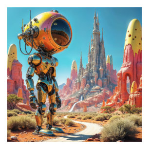 Foto Robô Futurístico Serve Guarda