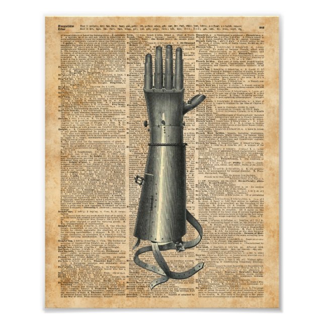 Foto Robo Hand,Arte de Dicionário Artístico (Frente)