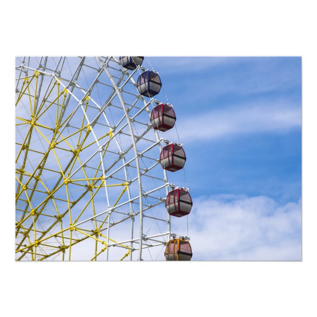 Foto roda-gigante no céu (Frente)