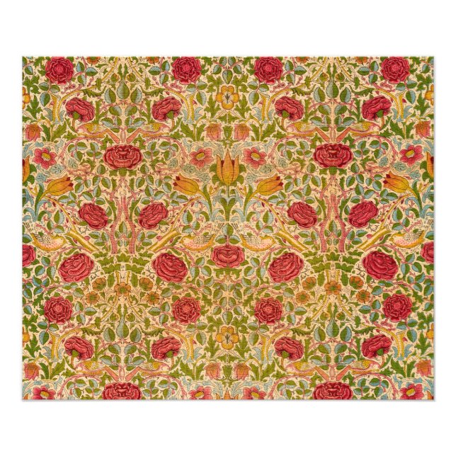 Foto Rosa, 1883, por William Morris (Frente)