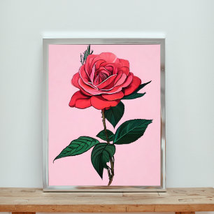 Foto Rosa vermelha romântica