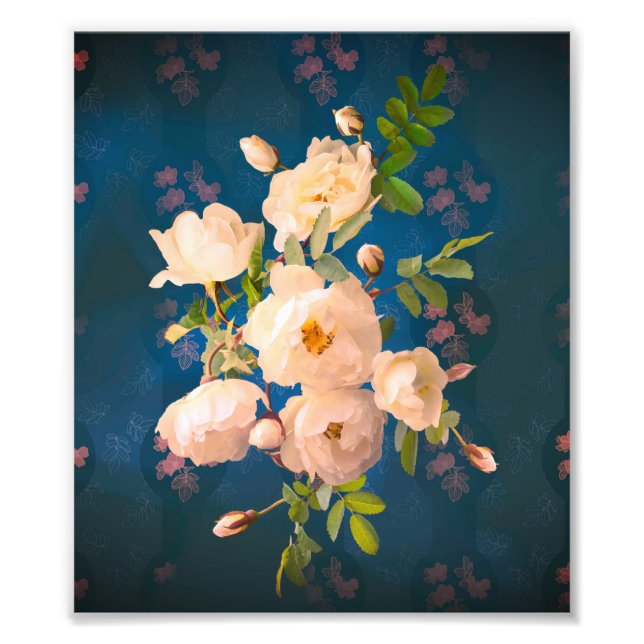 Foto Rosas vermelhas Românticas em Pó (Frente)