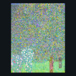 Foto Rosebushes de Gustav Klimt sob a pintura em árvore<br><div class="desc">Rosebushes de Gustav Klimt sob o Impressão de pintura em árvore.</div>