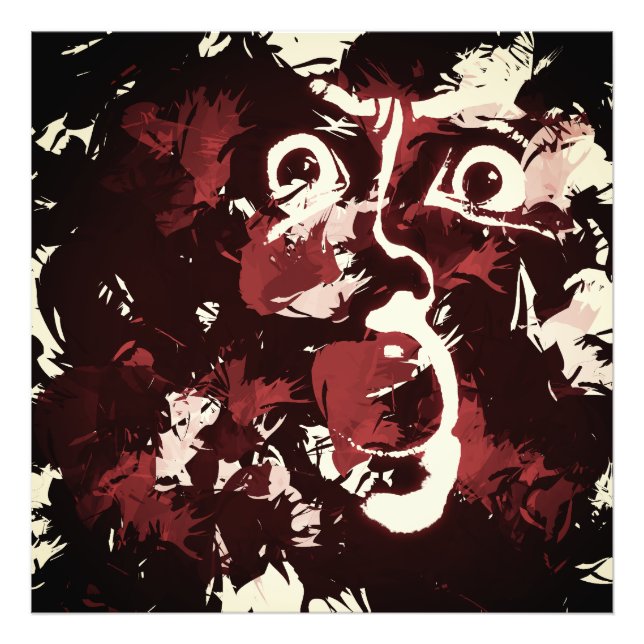 Foto rosto assustador (Frente)