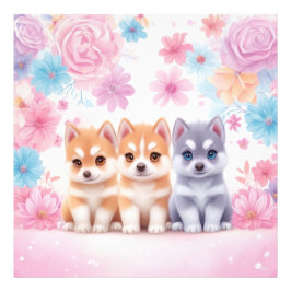 Foto Rouco Kawaii Pair Wall Art & Poster