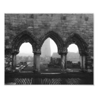 Rua Andrews Arcos Catedral em Preto-Nevado e Branc