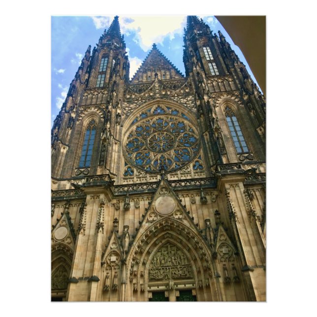 Foto Rua. Catedral de Vitus em Praga, República Checa (Frente)