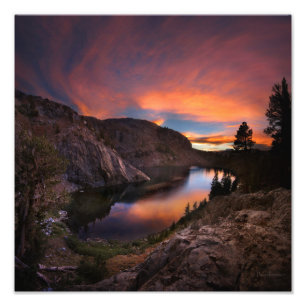 Foto Ruby Lake Sunset - John Muir Trail - Sierra Nevada