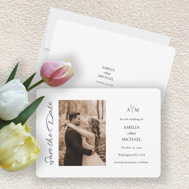 Foto Rustic Maroon Casamento Salve O Cartão De Dat (Rustic  Wedding Save The Date Card)