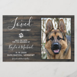 Foto Rustic Pet Budget Dog Casamento Salvem A Data