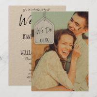 Foto Rustic Scrapbook No Convite De Casamento De T