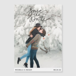 foto rústica moderna Salve o cartão de data