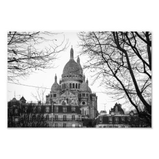Foto Sacre Coeur Paris Montmartre | Preto e branco -