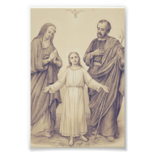 Foto Sagrada Família Jesus, Virgem Maria e São José
