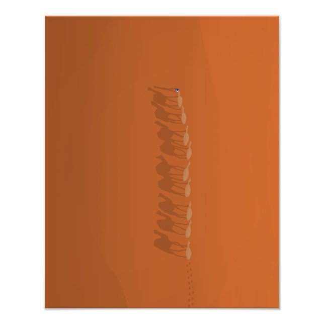 Foto Sahara Desert Marrocos | Ilustração aérea (Frente)