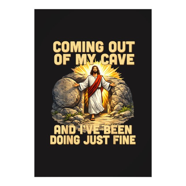 Foto Saindo da Minha Caverna A Ressurreição de Jesus  (Frente)