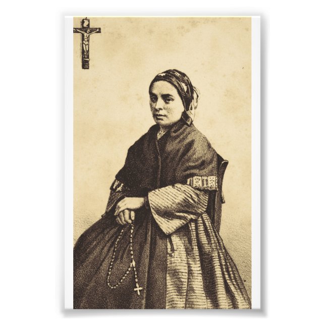 Foto Saint Bernadette Soubirous Fine Art (Frente)