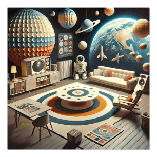 Foto Sala de Brinquedos Infantil Espacial Futurista Atô