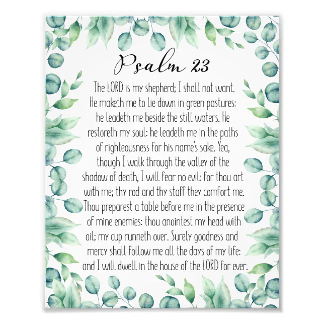 Salmo 23 – O Senhor é Meu Pastor, The Bible App
