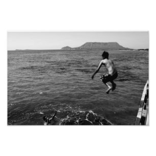 Foto Salte à República Dominicana BW de Montecristi d
