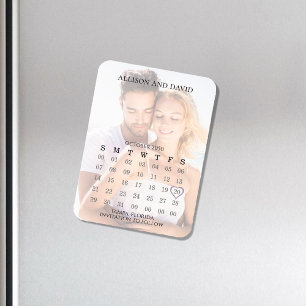 Foto: Salva o ímã de calendário de data