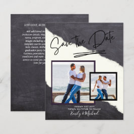 FOTO Salvar a data - Script manuscrito moderno