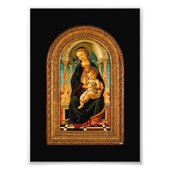 Foto Sandro Botticelli Madonna e Child c 1470 (Frente)